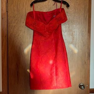 Jovani off shoulder dress